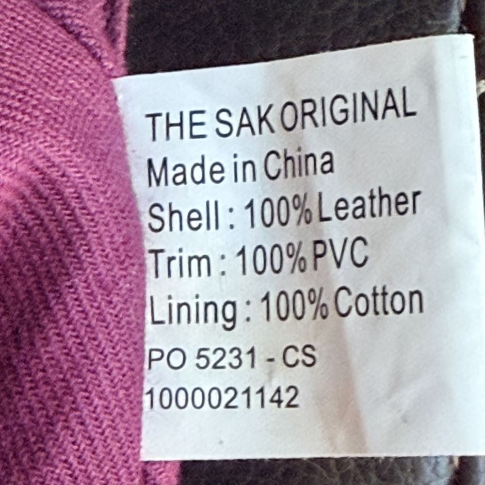 The Sak Original Small Brown Pebbled Shoulder 100% Leather - Picture 12 of 12
